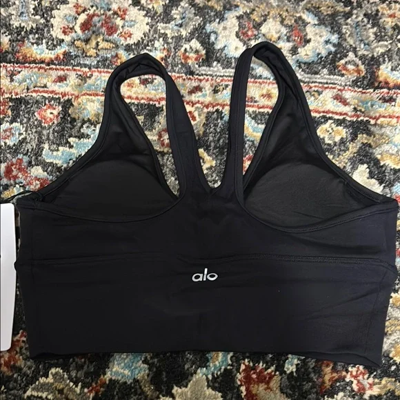 ALO Yoga Black Women's Sports Bra - Picture 4 of 4